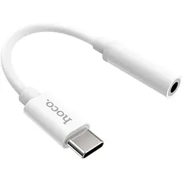 Перехідник Type-C на 3.5 мм Hoco LS30 Audio converter аудіо адаптер