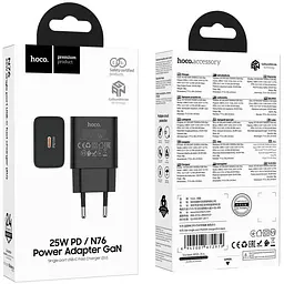 МЗП Hoco N76 Star PD25W (1USB-C) Black - мініатюра 6