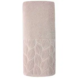 Рушник махровий Soho Leaves Cream бавовна 70х140 см (70*140 Leaves Cr) - мініатюра 2