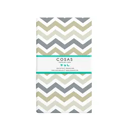 Простирадло Cosas на резинці 90х200 grey zigzag cs2, бежевий (ZigGreyBeige_90х200х20) - мініатюра 4