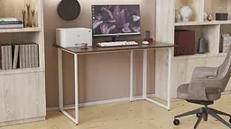 Комп'ютерний стіл Ferrum-decor Ханна 75x100x70 білий ДСП Дуб Сонома Труфель 16мм (FRD-104022) - мініатюра 6