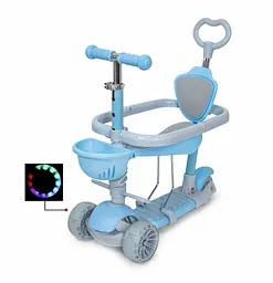Самокат 5 в 1 Scale Sports Від 1-8 років Блакитний 000248280 - мініатюра 4