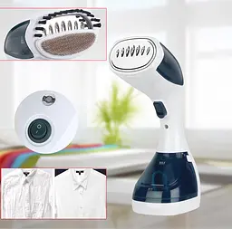 Відпарювач ручний для одягу Glamouric Steamer Df-019 пароочисник для речей та штор 1100 Вт Білий - мініатюра 2