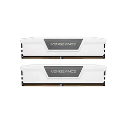 Модуль пам'яті для комп'ютера DDR5 32GB (2x16GB) 6400 MHz Vengeance RGB White Corsair (CMK32GX5M2B6400Z36W) - мініатюра 2