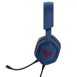 Гарнітура Trust GXT492SM Carus Superman edition, 3.5мм, синій - мініатюра 7