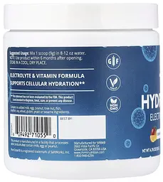 Електроліти Hydration+ для підтримки водного балансу апельсин і манго 135 г (4,76 унції) MRM Nutrition - мініатюра 3