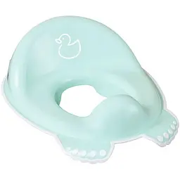 Накладка дитяча антиковзка на сидіння унітазу Tega Baby Duck light green