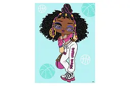 Набір для розпису за номерами 30x40 см KHO6285 "L.O.L. Tweens Hoops Cutie" Ideyka