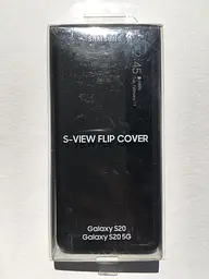 Чохол-книжка S-View Clear View Cover Official EF-ZG980CBEGRU для Samsung Galaxy S20 5G Чорний - мініатюра 6