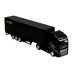 Автомодель - ФУРА VOLVO FH16 GLOBETROTTER 750 XXL (чорний) - мініатюра 5