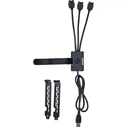 USB-хаб LIAN LI USB2.0 1 to 3 Port (Type A Male) HUB, Black