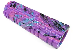 Масажний ролер EasyFit Grid Roller Multi 30 см фіолетовий (EF-20161-V) - мініатюра 2