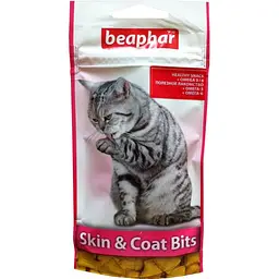 Ласощі для котів Beaphar Skin & Coat Bits для шкіри і шерсті 35 г
