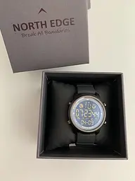 Наручний годинник чоловічий North Edge Laker Black 5BAR Чорний (2704) - мініатюра 5