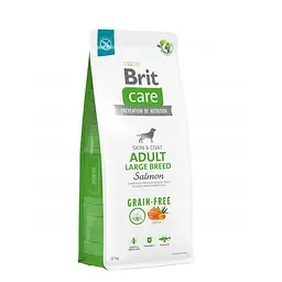 Сухий корм Brit Care Dog Grain-free Adult Large Breed для собак великих порід, беззерновий з лососем 12 кг (арт.172204/558896)