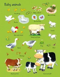 Poppy and Sam's Animals Sticker Book - мініатюра 9