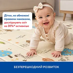 Великий двосторонній термокилимок Piccolino Дивовижні історії 180х200х1.5 см (26000065) - мініатюра 2