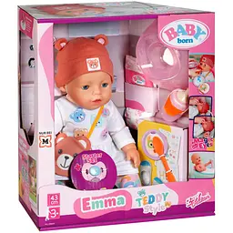 Лялька Baby Born Емма-Тедді з аксесуарами 43 см (836651) - мініатюра 6