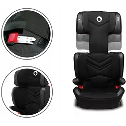 Автокрісло Lionelo Hugo Isofix 15-36 кг Leather Black - мініатюра 6