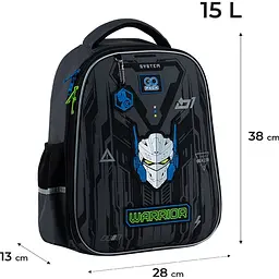 Рюкзак GoPack Education напівкаркасний 165M Warrior (GO25-165M-6) - мініатюра 3