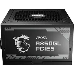 Блок живлення MSI MAG A850GL PCIE5 Black (306-7ZP8A11-CE0) [109821] - мініатюра 4