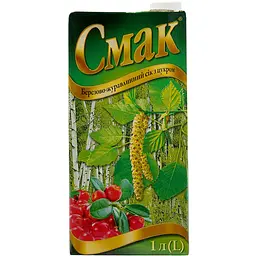 Сік Смак Березово-журавлинний з цукром 1 л - мініатюра 2