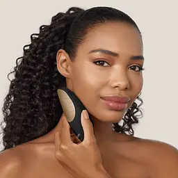 Електронна звукова термощітка для обличчя GESKE Sonic Thermo Facial Brush 6 в 1 сіра - мініатюра 6