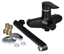 Змішувач для ванни Brinex 35B 005, Chrome/Black (k35) BRIN35B005 - мініатюра 4