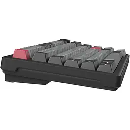 Клавіатура GamePro Asgard Yord Keychron Super Red Switch Wireless/Bluetooth/USB Black бездротова (MK266BK) - мініатюра 4