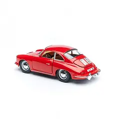 Автомодель Bburago Porsche 356B 1961 р 1:24 червоний (18-22079) - мініатюра 3