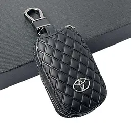 Автомобільна ключниця-чохол для ключів із логотипом Toyota ромб, чорний