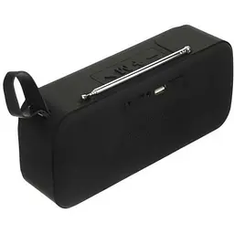 Портативна акустика Biva SP-03 Bluetooth + FM Radio Speaker Black - мініатюра 2