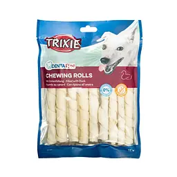 Ласощі для собак Trixie Палочка для чистки зубів з качкою Denta Fun 12 см 270 г (15 шт.) - мініатюра 2