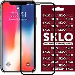 Захисне скло SKLO 5D Full Glue для Apple iPhone Xs Max/11 Pro Max [Black] [55974] - мініатюра 2