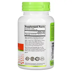 Вітамін C NutriBiotic Vitamin C 1000 мг 100 таблеток - мініатюра 2