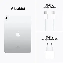 Планшет Apple iPad 10.9 2022 Wi-Fi 256GB Silver (MPQ83) - мініатюра 8
