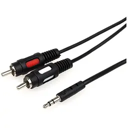 Кабель мультимедійний Jack 3.5mm M/2RCA M 5.0m Atcom (10709)