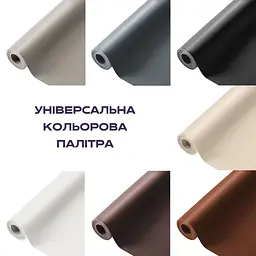 Самоклеюча екошкіра в рулоні Sticker Wall 1.37x3mx0.5mm LIGHT GREY (D) SW-00001324 - мініатюра 7
