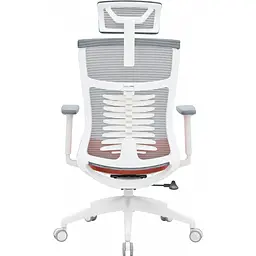 Офісне крісло OfficePro Balance OC550-W-DG-OR White/Dark Gray/Orange [148647] - мініатюра 6