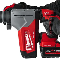 Перфоратор акумуляторний безщітковий SDS-PLUS MILWAUKEE, M18 ONEFHPX-0, 5Дж (каркас) - мініатюра 2