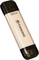 Накопичувач 256GB USB 3.2 Type-A + Type-C JetFlash 930 R420/W400MB/s Чорний Transcend teh0013413 - мініатюра 4
