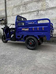 Вантажний електроскутер-самоскид триколісний CROSSER Cargo 13"  (1500W 60V, 45Ah) Синій - мініатюра 6
