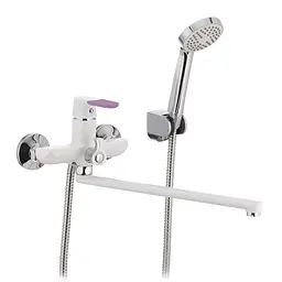 Змішувач для ванни Mixxus Premium Tiger 006 white MI0572 Білий матовий - мініатюра 2