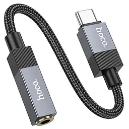 Перехідник Hoco UPA 32 C Type-C to 3.5 mm Black - мініатюра 5