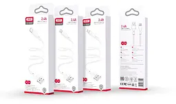 Кабель XO NB230 Rock Series USB-A to Micro - 1m білий (6976057) - мініатюра 2
