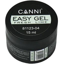 Гель для нарощування Canni Easy gel 04 Fresh Lime 15 мл