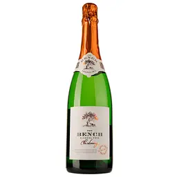 Вино ігристе безалкогольне The Bench Chardonnay Sparkling, біле, 0%, 0,75 л (36252)