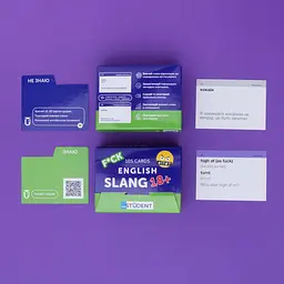 Картки для вивчення англійської мови English Student. English Slang 18+ - мініатюра 2