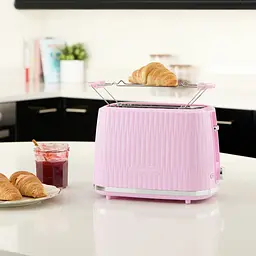Тостер Russell Hobbs Eden 800 Вт пластик підігрів розморожування малиновий - мініатюра 7