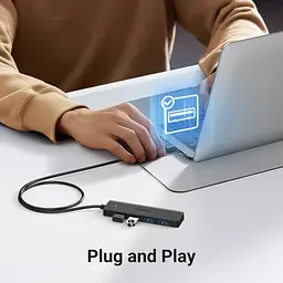 USB-Хаб Ugreen 4-Port USB 3.0 Hub 1m (UGR-35574) - мініатюра 5